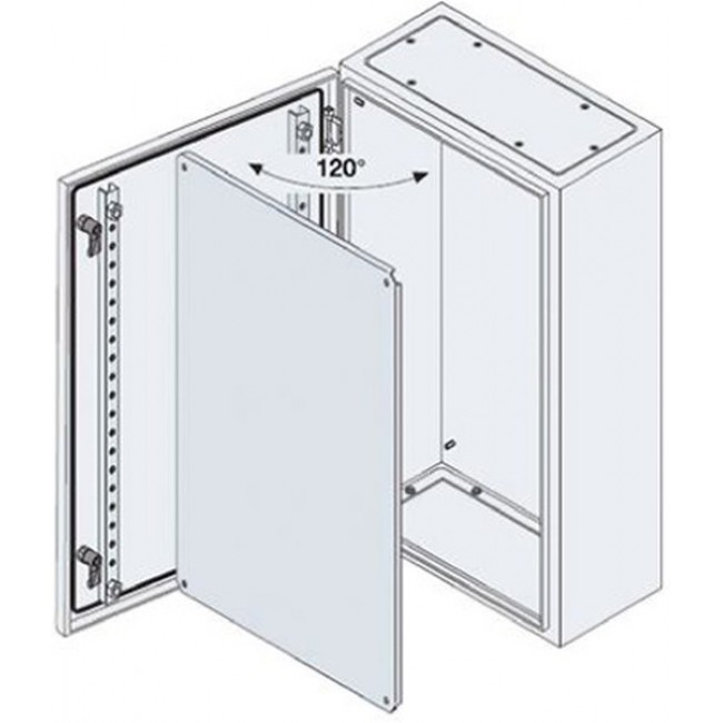 SRN6625K SR2-SRN6625K, SR2 Monobloc Series Steel Wall Box, IP65, 600 mm x 600 mm x 250mm