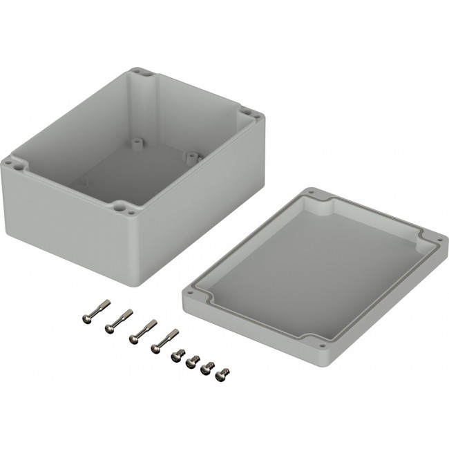 02238200, Euromas Series Polycarbonate General Purpose Enclosure, IP65, 160 x 120 x 75mm