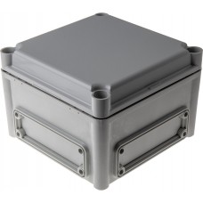 EKHA 130 G + EKHVT, EK Series Grey Polycarbonate Enclosure, IP66, IP67, Flanged, Grey Lid, 190 x 190 x 130mm