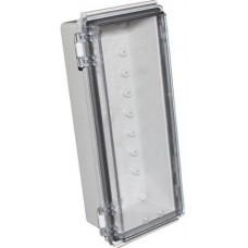 CHDX8-322C, X8 Series Grey ABS Enclosure, IP66, IP67, IK07, IK08, Grey Lid, 260 x 100 x 110mm