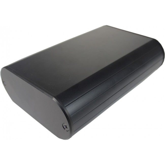 MXA4-10-14BBP, MXA Series Black Aluminium Handheld Enclosure, , 140 x 95 x 40mm