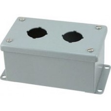 E2PBG, Pushbutton Enclosure 2 Holes 171x88x74.5mm Steel IP65