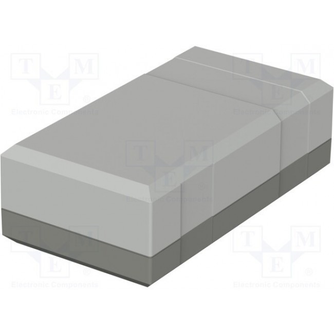 EG1240, Plastic Enclosure Elegant 67x125x40mm Agate Grey / Light Grey Polystyrene IP40