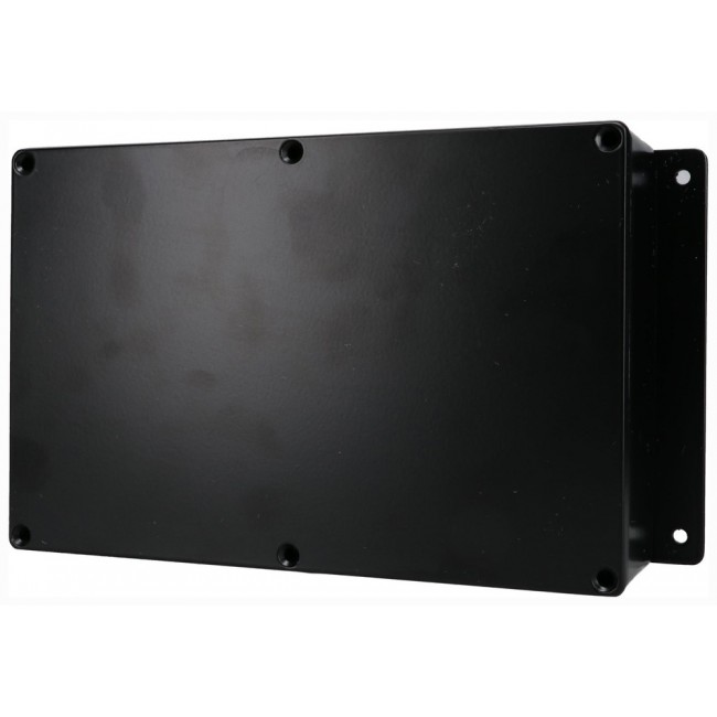 AN-2807-AB, Electrical Enclosures Aluminum Enclosure with Mounting Flanges Black (8.8 X 5.8 X 2.2 In)