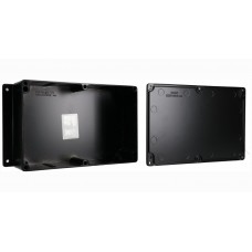 AN-2807-AB, Electrical Enclosures Aluminum Enclosure with Mounting Flanges Black (8.8 X 5.8 X 2.2 In)