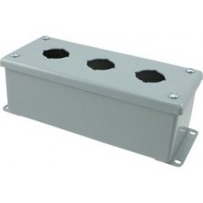 E3PB, Pushbutton Enclosure 3 Holes 229x88x74.5mm Steel IP65