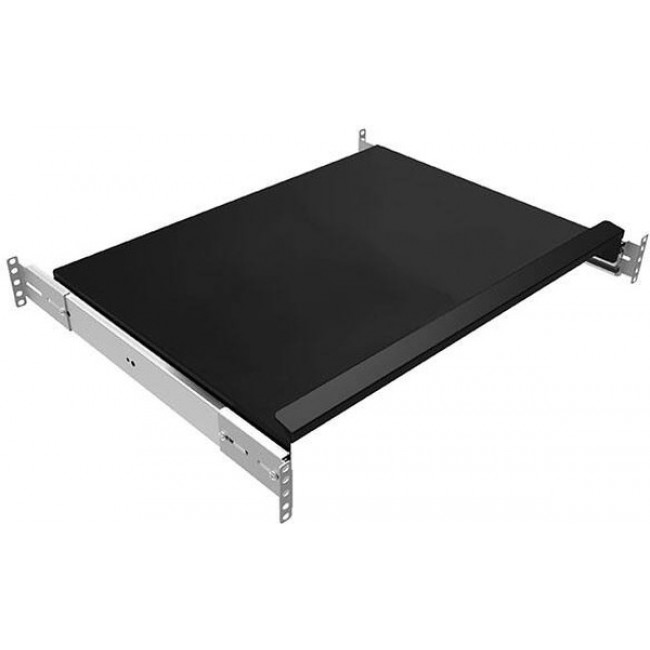 RAKS19BK1, Sliding Keyboard Shelf, Black Color, 480mm Product Length, 381mm Product Depth, 68mm Product Height