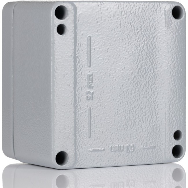 9104210, GA Series Grey Cast Aluminium Enclosure, IP66, IK08, Grey Lid, 57 x 75 x 80mm