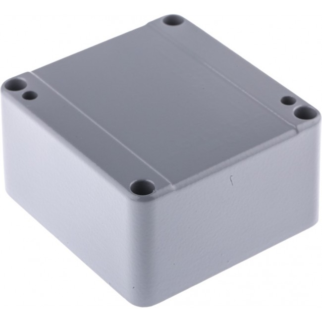 9104210, GA Series Grey Cast Aluminium Enclosure, IP66, IK08, Grey Lid, 57 x 75 x 80mm