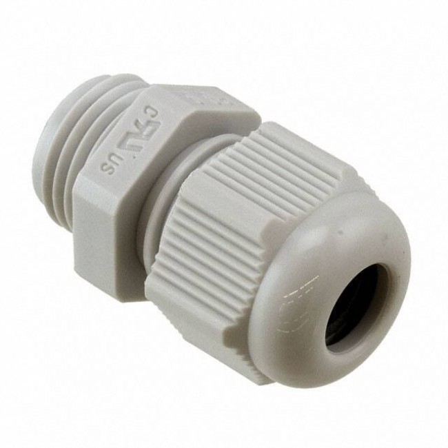 10000200, Cable Gland, 4 ... 8mm, PG9, Polyamide, Light Grey