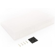 1599KSTSGY, Enclosures, Boxes, & Cases ABS Sloping Console 5.51x8.66x1.83" Grey