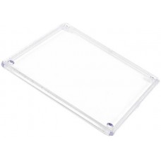 1591UC, Plastic Cover, Lid 4.724" L x 4.724" W x 0.157" H (120.00mm x 120.00mm x 3.99mm) Clear