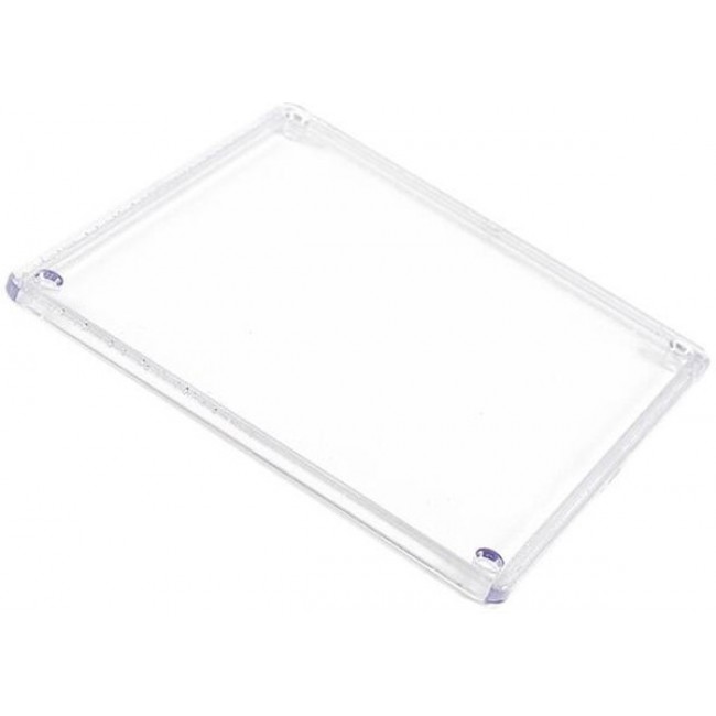 1591UC, Plastic Cover, Lid 4.724" L x 4.724" W x 0.157" H (120.00mm x 120.00mm x 3.99mm) Clear