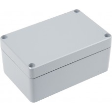 ALN 081306 COMPLETE, Euronord Series Grey Aluminium Enclosure, IP66, IP67, IP68, Grey Lid, 127 x 82 x 57mm