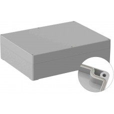 Grey Polycarbonate General Purpose Enclosure, IP66, IK07, Grey Lid, 230 x 300 x 85mm