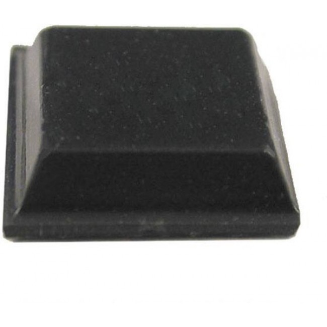 1421T8BK, Enclosures, Boxes, & Cases Rubber Feet, Black Square .47x.12/Pk 24