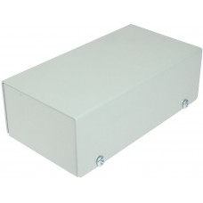 CUABOX011, Grey Aluminium Enclosure, Grey Lid, 155 x 125 x 75mm