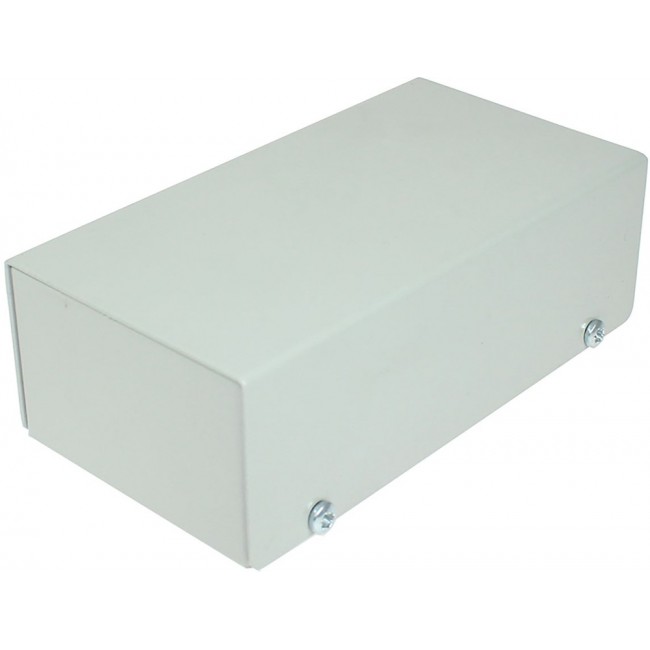 CUABOX011, Grey Aluminium Enclosure, Grey Lid, 155 x 125 x 75mm