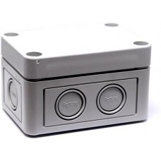 125-402, Enclosures for Industrial Automation PC97-6 Polycarb Gray PG Knockouts