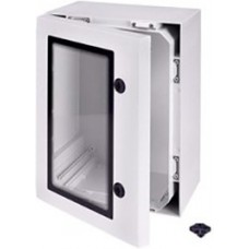 ARCA 403015W NO MP, ARCA Series Polycarbonate Wall Box, IP66, Viewing Window, 400 mm x 300 mm x 150mm