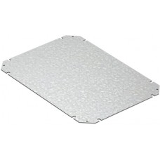 72001401, Steel Mounting Plate, 2mm H, 250mm W, 350mm L for Use with GEOS-L 3030-18/-22 Empty Enclosure