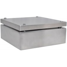 304 Stainless Steel Enclosure, IP66, 200 mm x 200 mm x 81mm