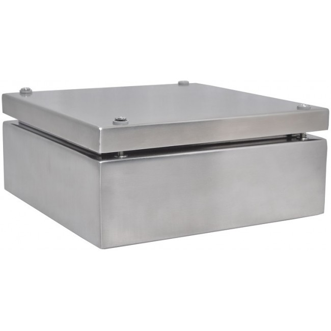 304 Stainless Steel Enclosure, IP66, 200 mm x 200 mm x 81mm