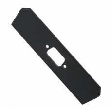 2020DB9, Plastic, ABS Panel, End 4.750" L x 1.050" W x 0.115" H (120.65mm x 26.67mm x 2.92mm) Black