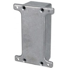 CU-5123, Enclosures, Boxes, & Cases Econobox Diecast Aluminum Box with Mounting Bracket Cover (3.6 X 1.5 X 1.2 In)