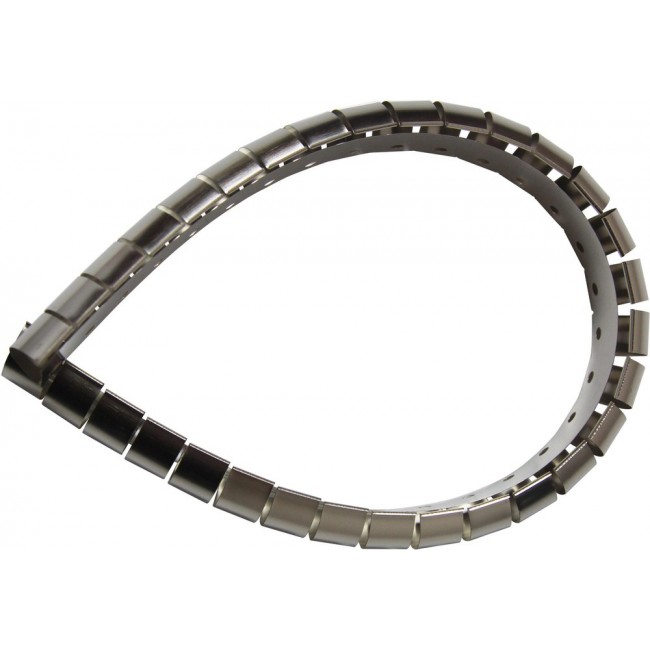 3851060, ShielDINg Gasket, Profile Strip, Beryllium Copper, L-406.4 mm, W-28.7 mm, D-10.4 mm, WE-CSGS Series