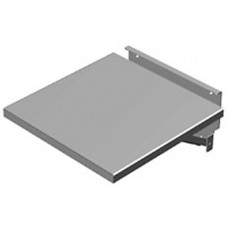 FDS1818GY, Metal, Steel Shelf, Fold Down 18.000" L x 18.000" W (457.20mm x 457.20mm) Gray