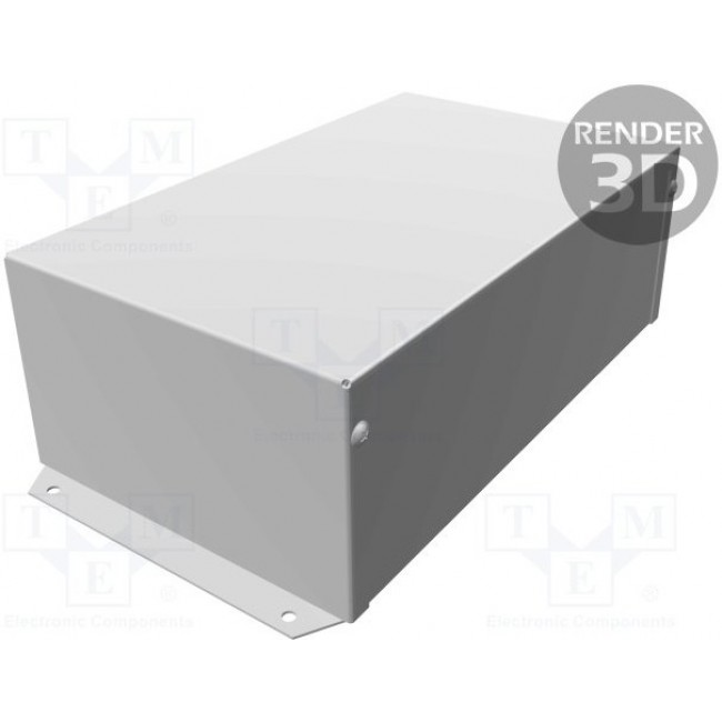 1411FBUU, Aluminium Enclosure, 254 x 152 x 89mm