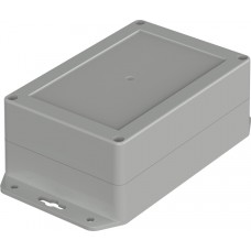 07615106 XM 151006 WL 7035, Euromas X Series Light Grey Polycarbonate Enclosure, IP66, IP68, IK07, Flanged, Light Grey Lid, 150 x 100 x 60mm