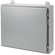 A201608LP, Continuous Hinge Enclosure with Clamps LP Type 12, 20x16x8, Gray, Mild Steel