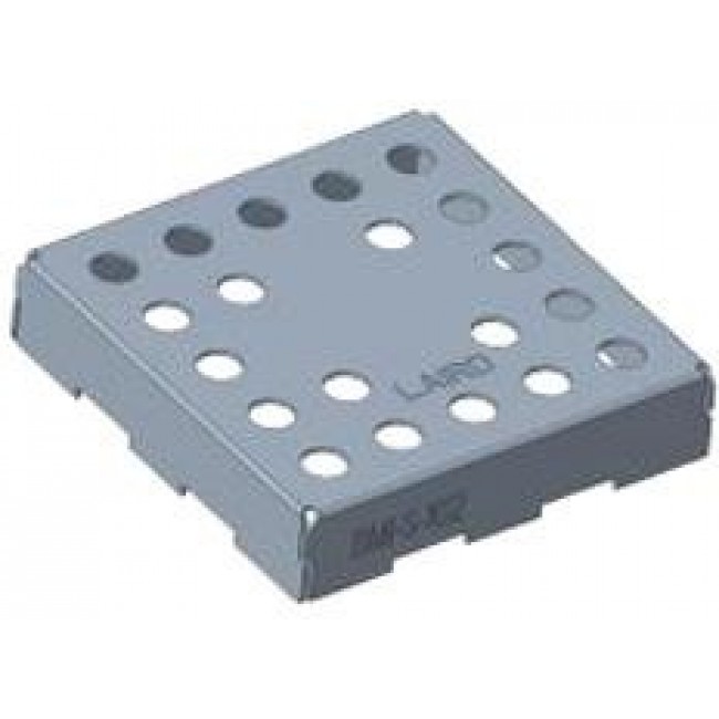 BMI-S-102, EMI Shielding Gasket, 16.5 mm x 16.5 mm x 3.6 mm, SMT 1 Piece Series, Corrosion-Resistant Steel