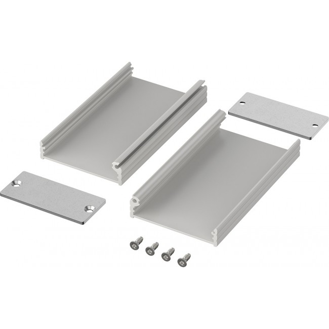 97153100.HMT1 Filotec F 524-100 - SET, Filotec (Set) Series Aluminum (Anodized) Aluminium Enclosure, IP40, Aluminum (anodized) Lid, 100 x 55