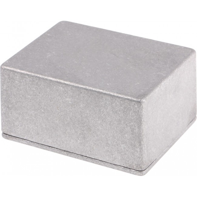 RTM5007/17-NAT, 5000 Series Grey Die Cast Aluminium Enclosure, IP54, Grey Lid, 121 x 95 x 61mm