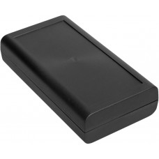 Black ABS Enclosure, IK03, Black Lid, 149.3 x 79.9 x 33.1mm