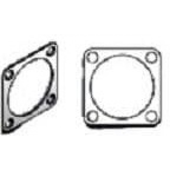 5204-0008-60, EMI Gaskets, Sheets, Absorbers & Shielding SI FLNG MNT GASKET Ni/C FILL Sz 11,12