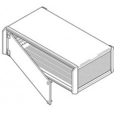 20848617, Metal, Aluminum Panel, Front 16.787" L x 10.307" W x 0.098" H (426.40mm x 261.80mm x 2.50mm) Green