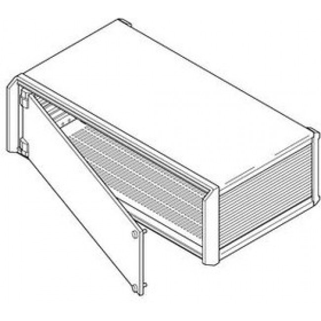 20848617, Metal, Aluminum Panel, Front 16.787" L x 10.307" W x 0.098" H (426.40mm x 261.80mm x 2.50mm) Green