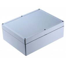 10091301, TG Series Grey ABS Enclosure, IP67, Grey Lid, 302 x 232 x 110mm