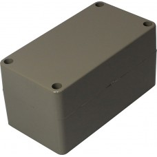 Grey ABS General Purpose Enclosure, IP54, Grey Lid, 118 x 64 x 60mm