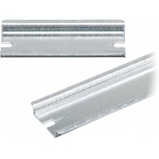 EKV 50 DIN-35 rail, EKV Series Galvanised Steel DIN Rail for Use with Enclosures, 515 x 35 x 7mm