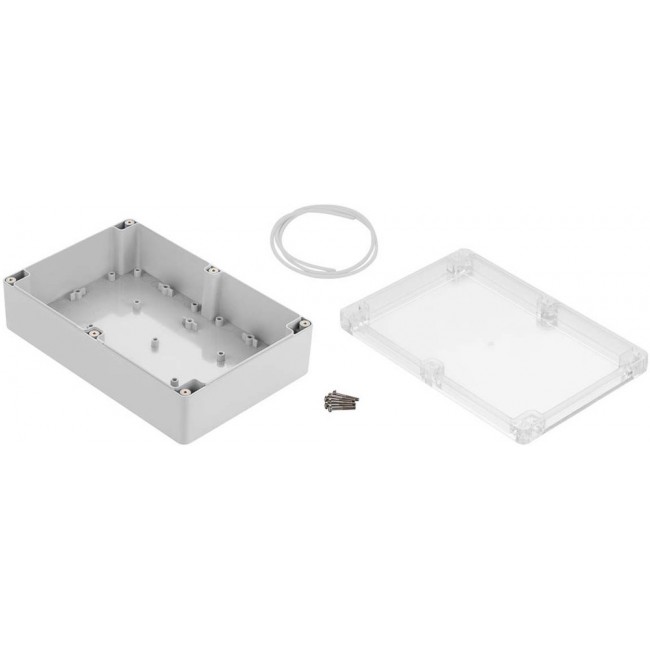 Polycarbonate Enclosure, IP67, 139.8 x 209.7 x 60.1mm