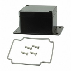 AN-2819-AB, Box Metal, Aluminum Black Cover Included 3.130" L x 2.930" W (79.50mm x 74.42mm) X 2.050" (52.07mm)