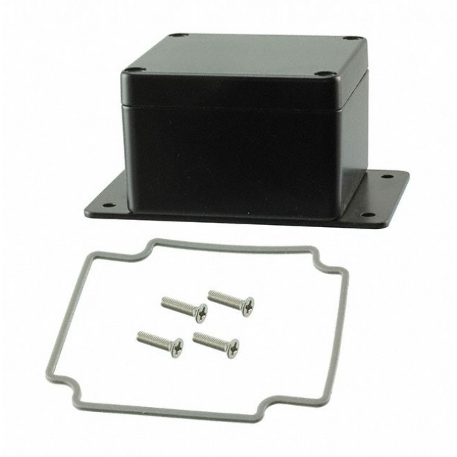 AN-2819-AB, Box Metal, Aluminum Black Cover Included 3.130" L x 2.930" W (79.50mm x 74.42mm) X 2.050" (52.07mm)