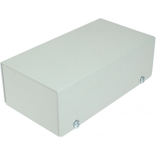 CUABOX005, Grey Aluminium Enclosure, Grey Lid, 105 x 55 x 35mm