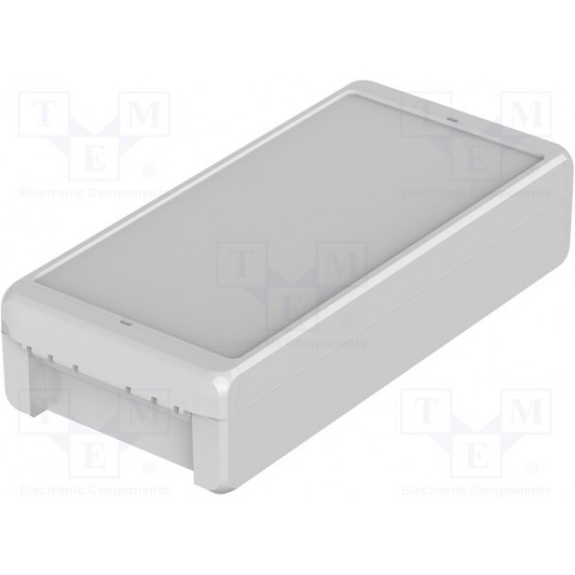 B 261306 ABS 7035, Enclosure: multipurpose; X: 125mm; Y: 260mm; Z: 60mm; BOCUBE; ABS