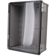 PTR-28492-C, Electrical Enclosures PTR series - NEMA 4x abs indoor - clear cover (11.8X15.7X7.1)